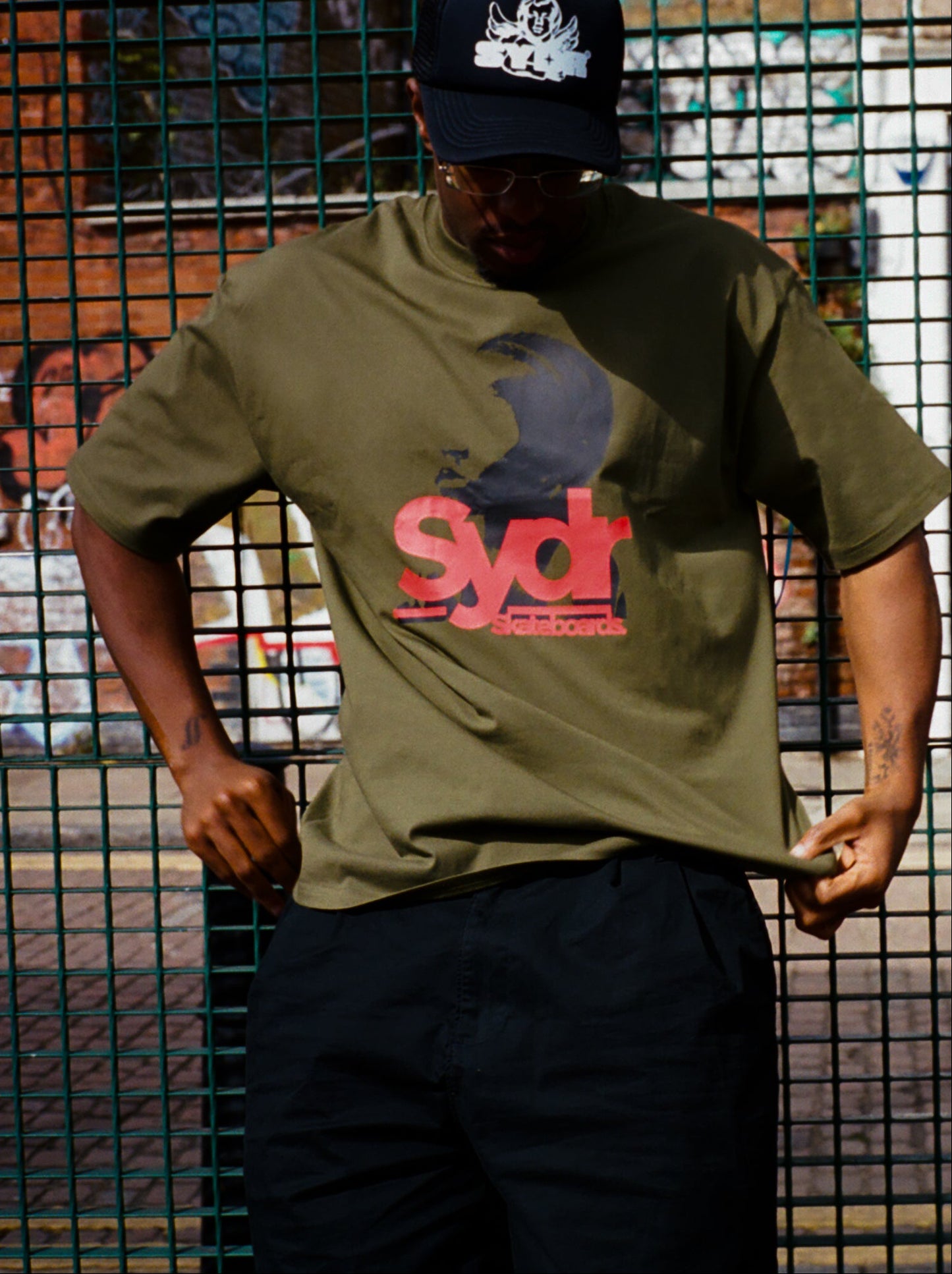 Gods Child Tee (Army Green)