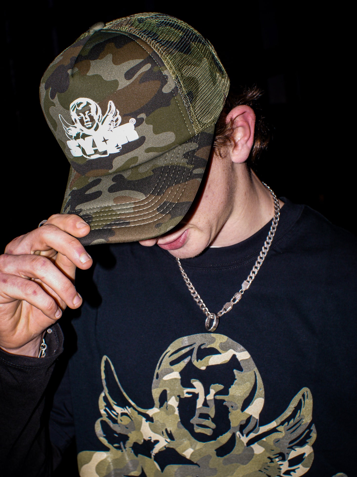 Cherub Trucker Hat (camo)