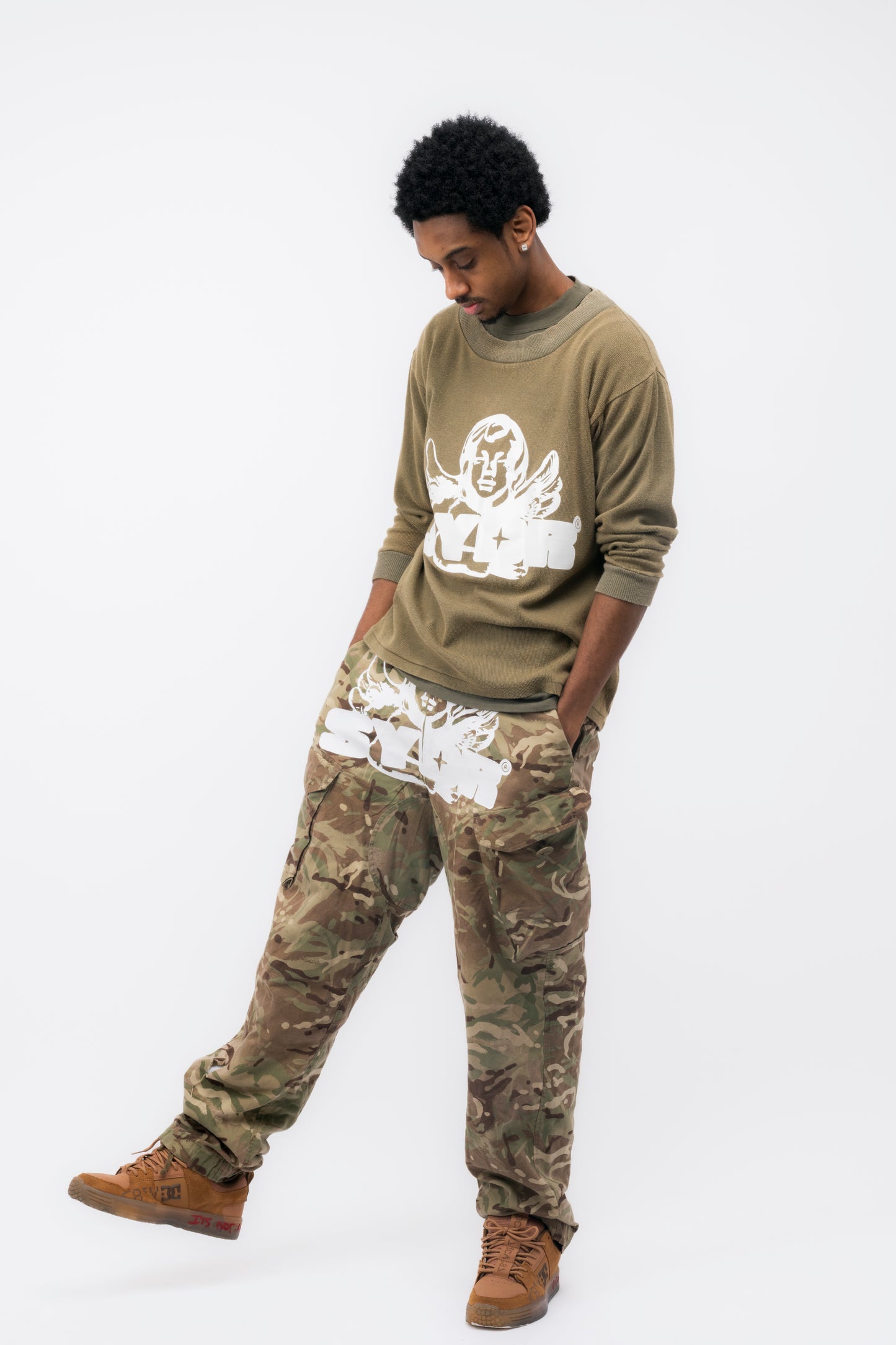 1of 1 - Cherub Khaki long sleeve