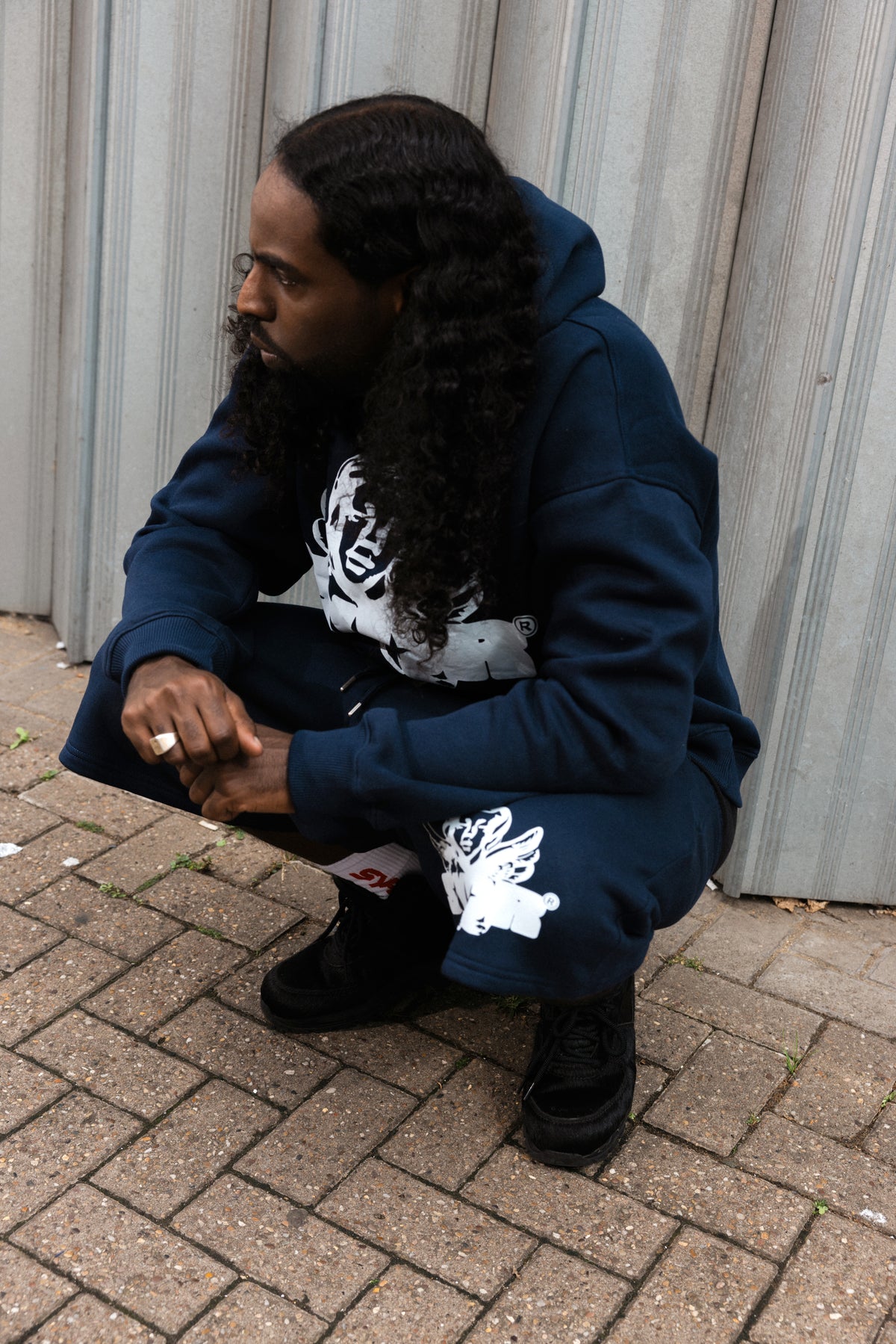 Cherub Fleece Shorts (navy