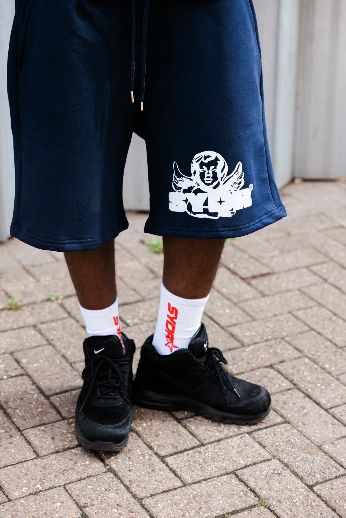 Cherub Fleece Shorts (navy