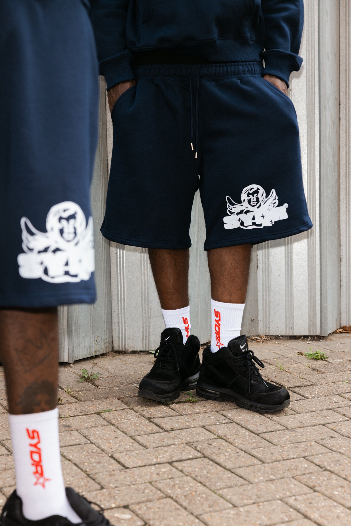 Cherub Fleece Shorts (navy
