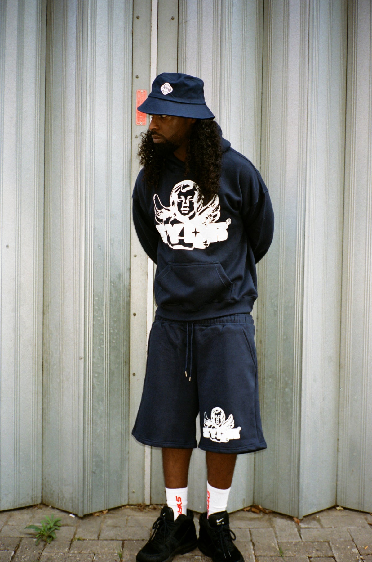 Cherub Pullover Hoodie (Navy)
