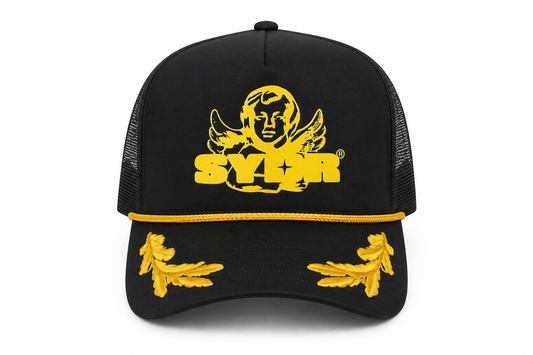 Cherub Captain Trucker (Black & Yellow)