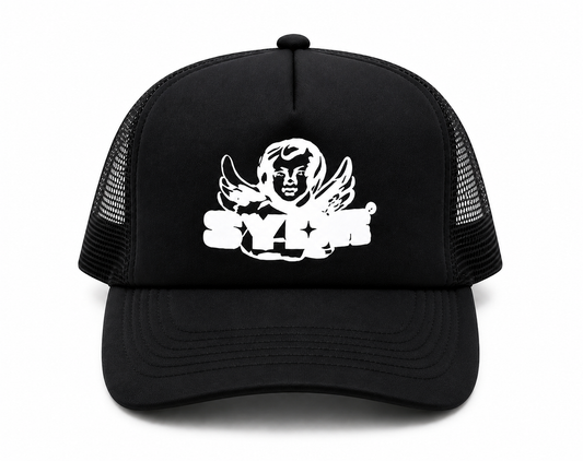 Cherub Trucker Hat (Black)